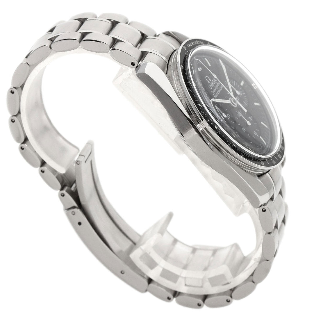 OMEGA Watches Hand Winding 3570.50 Stainless Steel , Stainless Steel Silver Speedmaster Professional black dial mens Used Authentic
