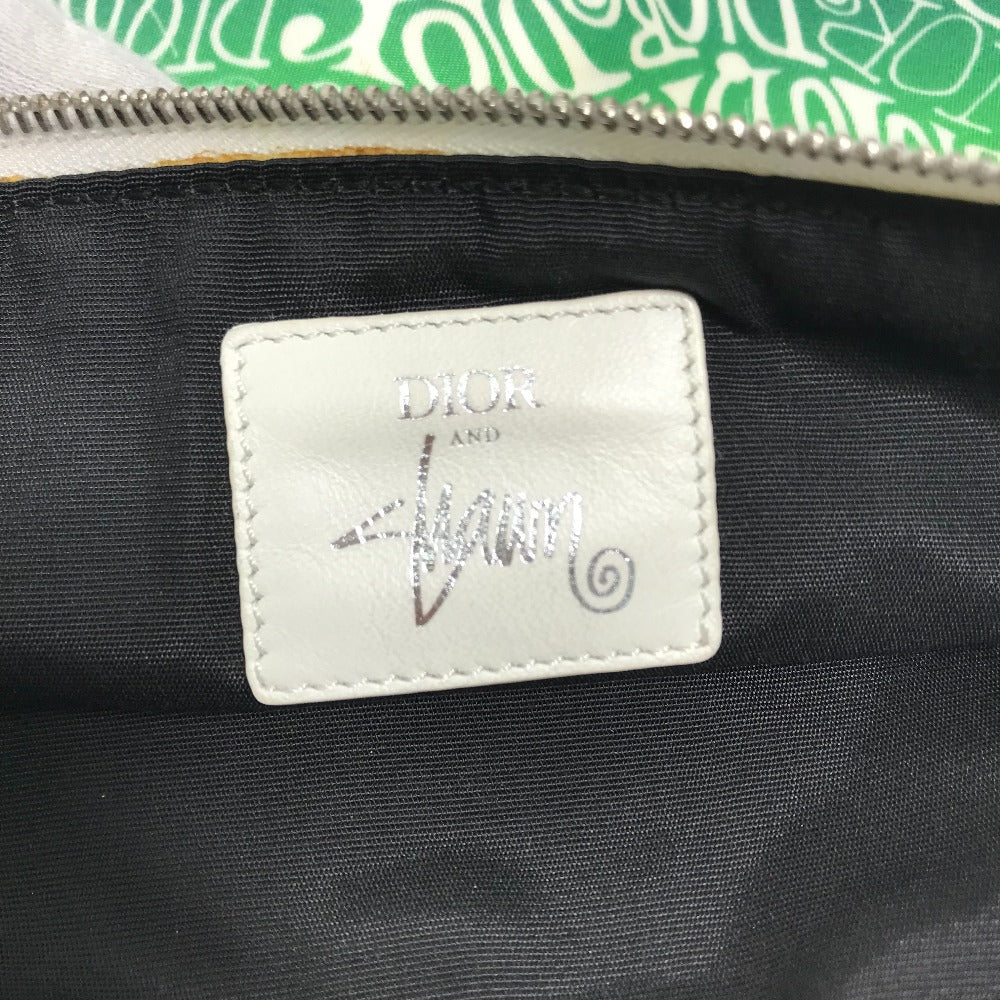 Dior Pouch Nylon green STUSSY Stussy collaboration mens Used Authentic