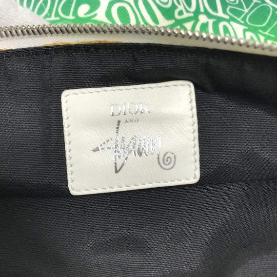 Dior Pouch Nylon green STUSSY Stussy collaboration mens Used Authentic
