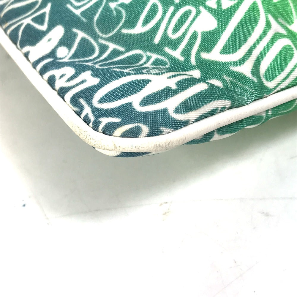 Dior Pouch Nylon green STUSSY Stussy collaboration mens Used Authentic