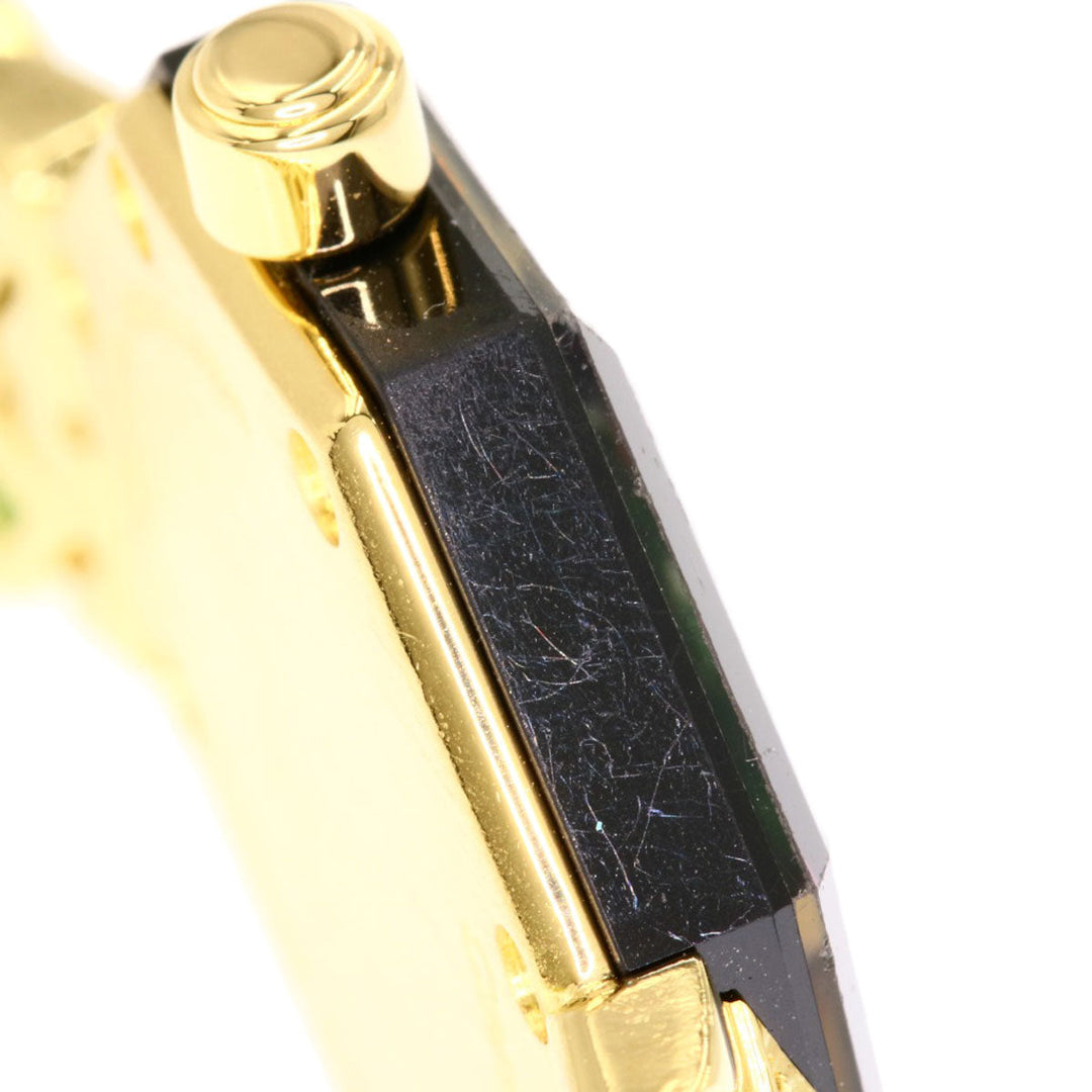 CENTURY Watches Quartz K18YG, K18YG, Diamond gold Century Diamond Emerald Green shell dial Women Used Authentic