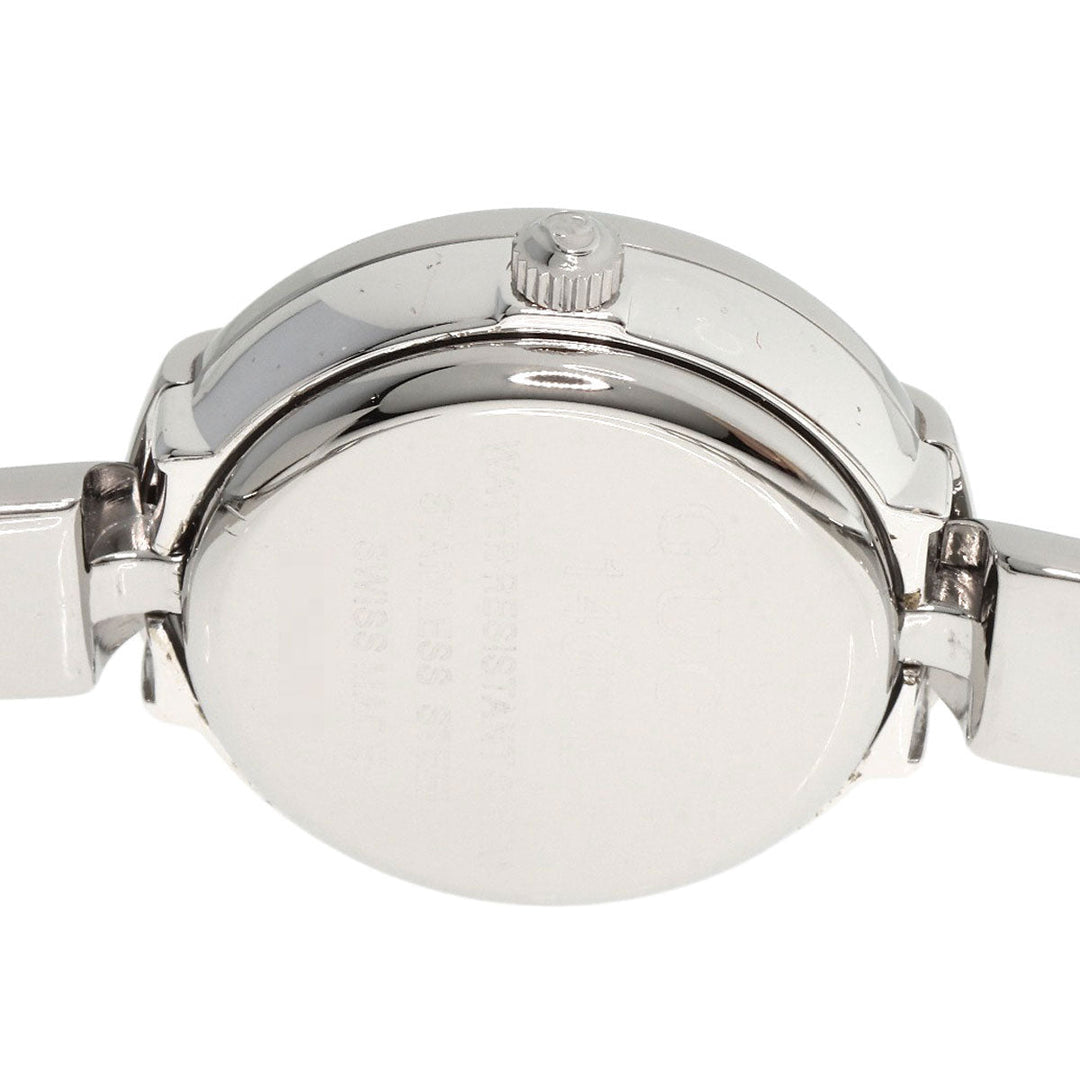GUCCI Watches Quartz 1400L Stainless Steel , Stainless Steel Silver Bangle black dial Women Used Authentic