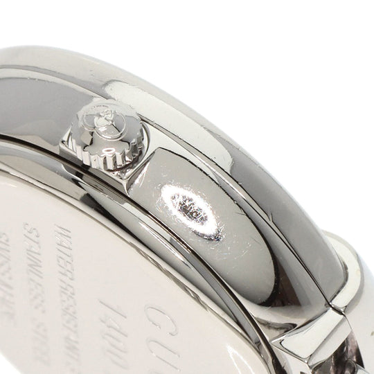 GUCCI Watches Quartz 1400L Stainless Steel , Stainless Steel Silver Round face Pink shell dial Women Used Authentic