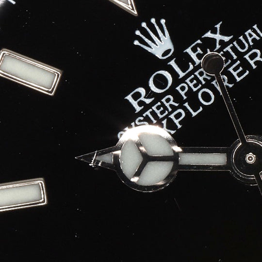ROLEX Watches Mechanical Automatic 14270 Stainless Steel , Stainless Steel Silver Explorer 1 black dial mens Used Authentic