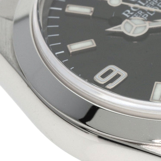 ROLEX Watches Mechanical Automatic 14270 Stainless Steel , Stainless Steel Silver Explorer 1 black dial mens Used Authentic
