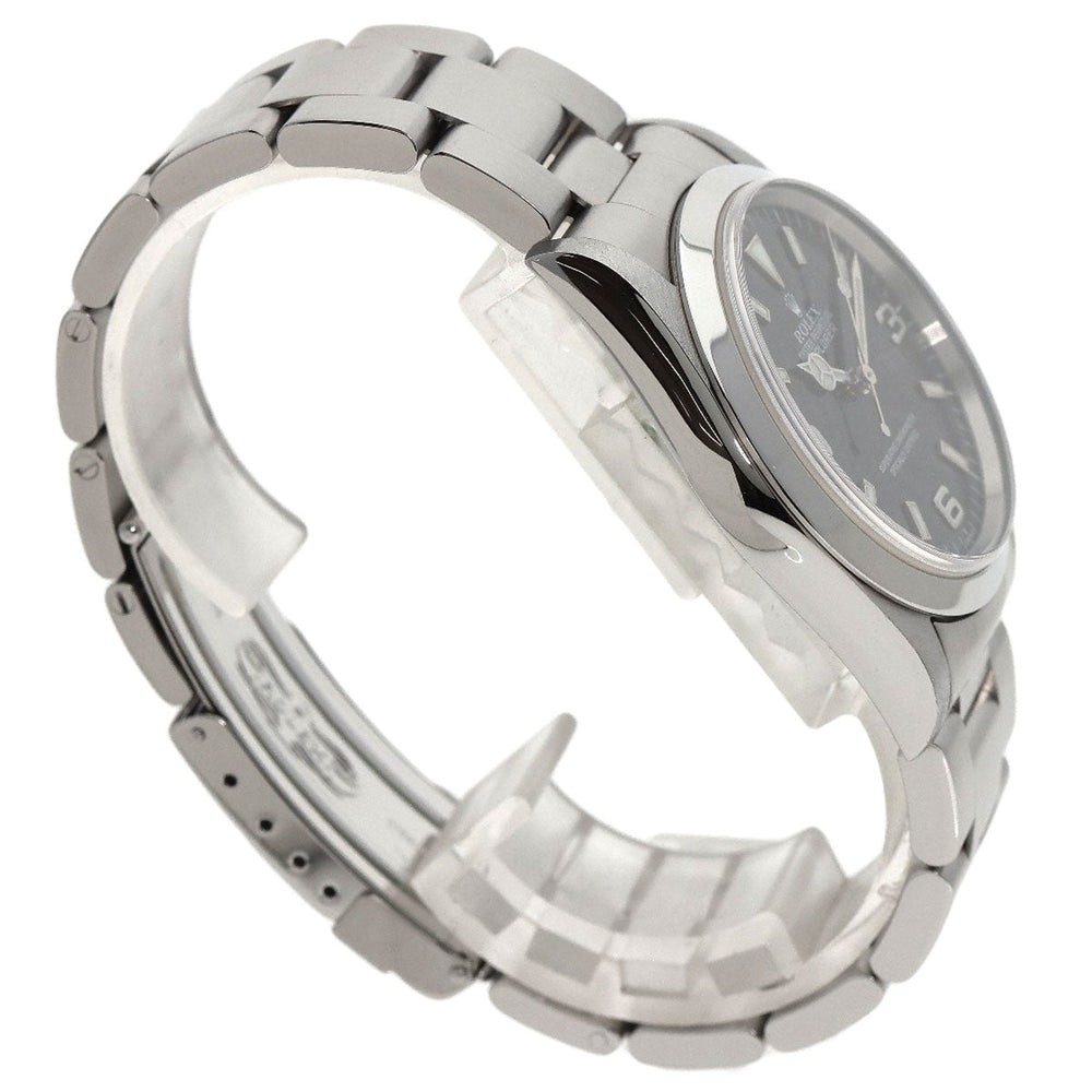 ROLEX Watches Mechanical Automatic 14270 Stainless Steel , Stainless Steel Silver Explorer 1 black dial mens Used Authentic
