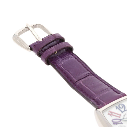 FRANCK MULLER Watches Quartz 7502QZ K18WG Silver Tonookabex color dream white dial
