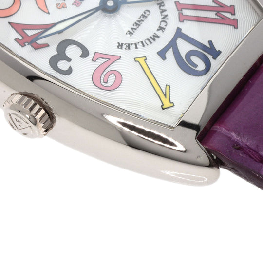 FRANCK MULLER Watches Quartz 7502QZ K18WG Silver Tonookabex color dream white dial