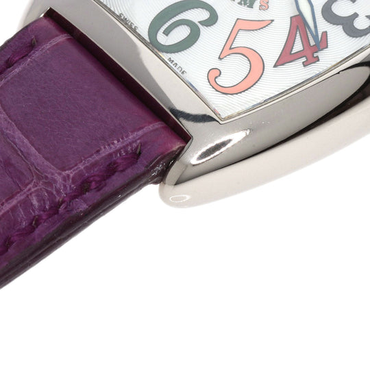 FRANCK MULLER Watches Quartz 7502QZ K18WG Silver Tonookabex color dream white dial