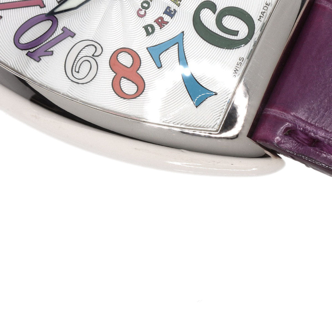 FRANCK MULLER Watches Quartz 7502QZ K18WG Silver Tonookabex color dream white dial