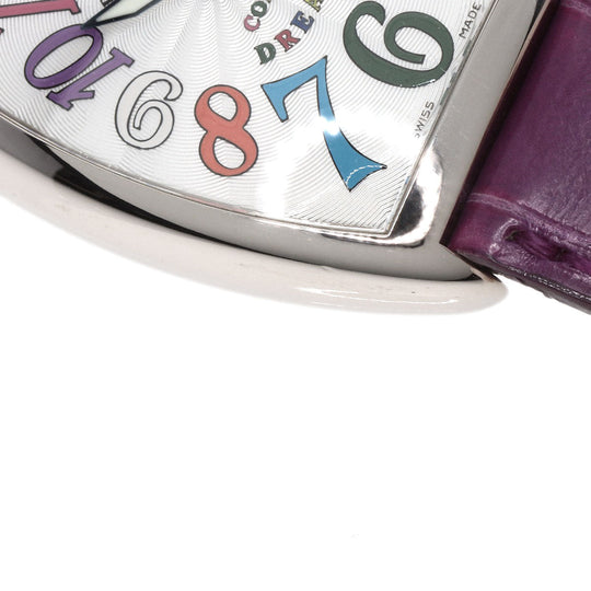 FRANCK MULLER Watches Quartz 7502QZ K18WG Silver Tonookabex color dream white dial