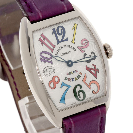 FRANCK MULLER Watches Quartz 7502QZ K18WG Silver Tonookabex color dream white dial