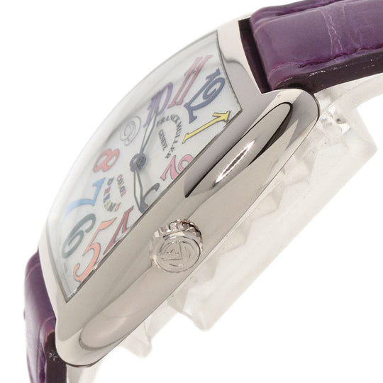 FRANCK MULLER Watches Quartz 7502QZ K18WG Silver Tonookabex color dream white dial