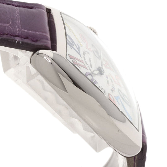 FRANCK MULLER Watches Quartz 7502QZ K18WG Silver Tonookabex color dream white dial