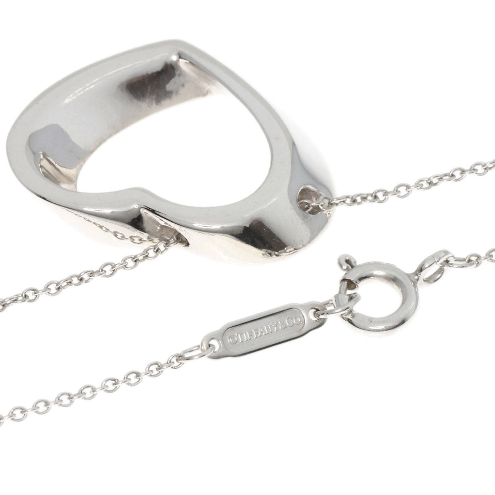 TIFFANY&Co. Necklace SV Silver heart Women Used Authentic