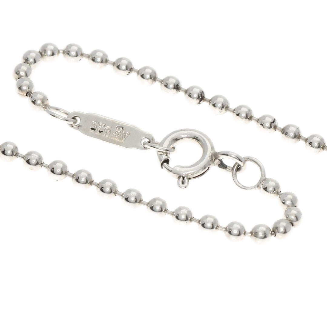 TIFFANY&Co. Necklace SV Silver Square plate Women Used Authentic