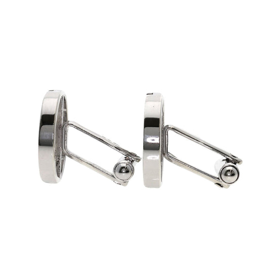 Dunhill cuffs SV Silver d logo mens Used Authentic