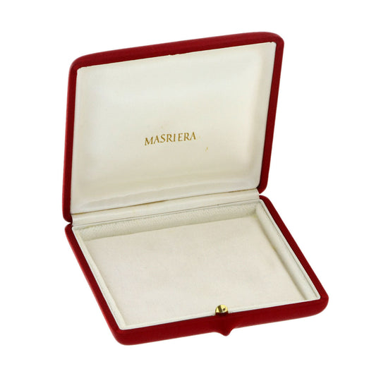 MASRIERA Brooch 18K Yellow Gold gold Cloisonne Tourmaline Diamond Women Used Authentic