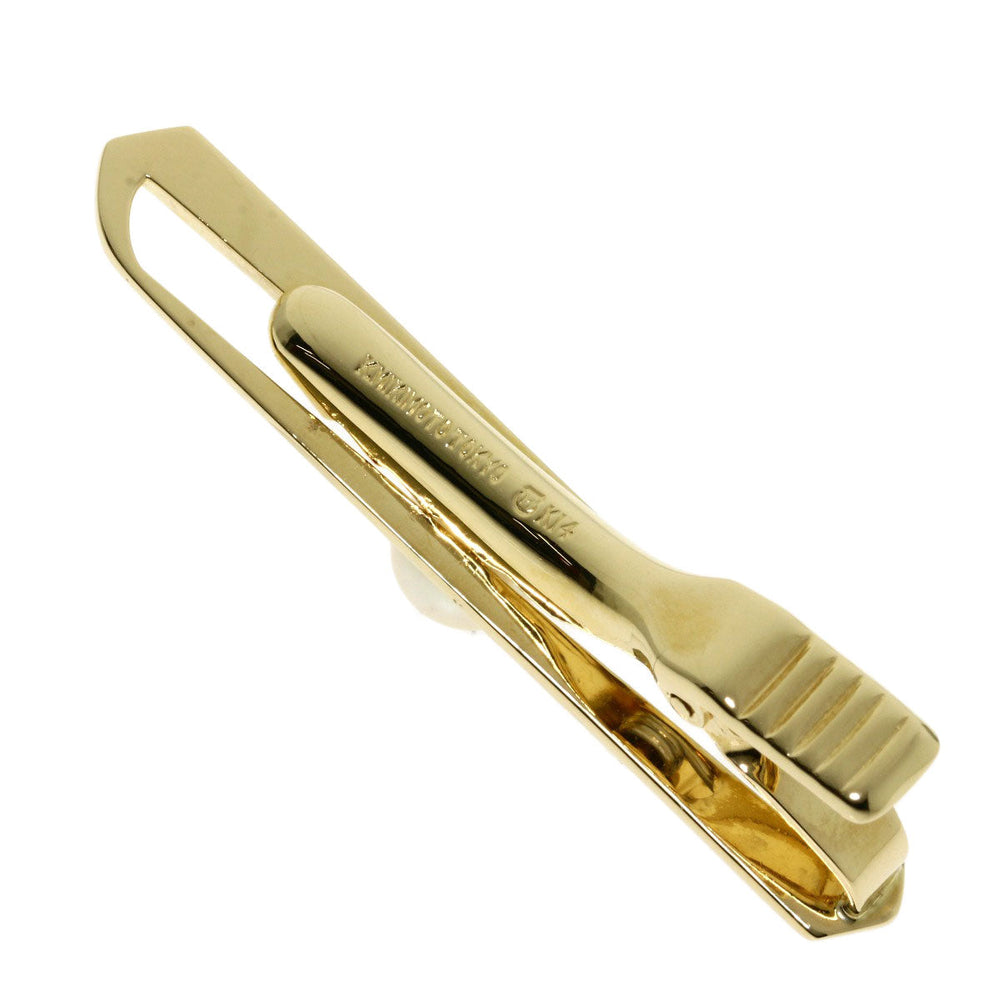 MIKIMOTO Tie pin K14YG gold Akoya pearl Pearl mens Used Authentic