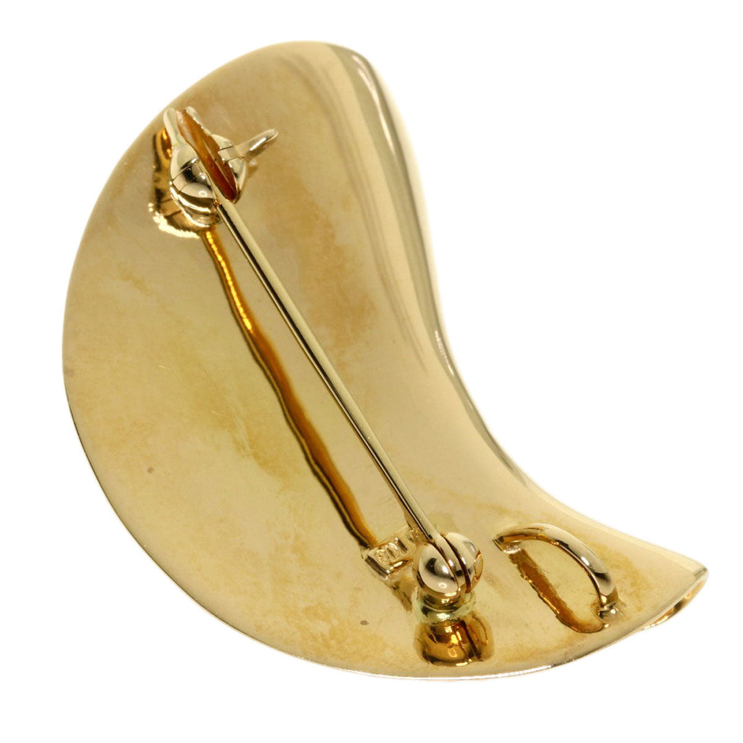 TASAKI Brooch 18K Yellow Gold gold Akoya Pearl Diamond Women Used Authentic