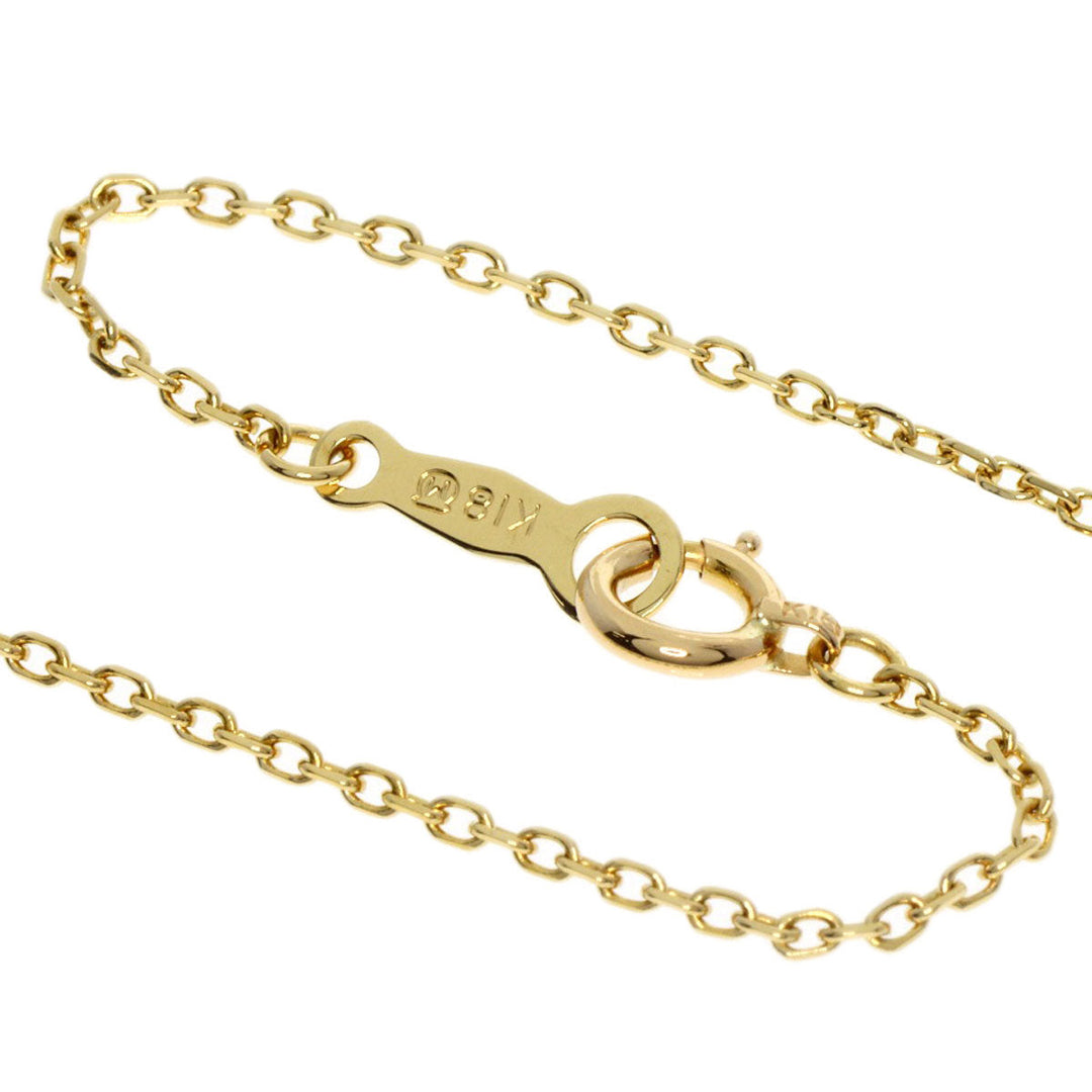 MIKIMOTO Necklace 18K Yellow Gold gold Chain 15" Women Used Authentic