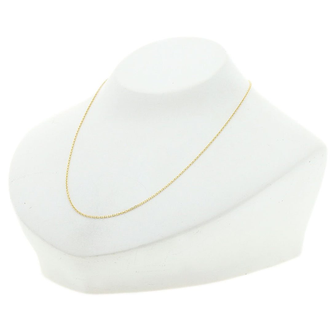 MIKIMOTO Necklace 18K Yellow Gold gold Chain 15" Women Used Authentic