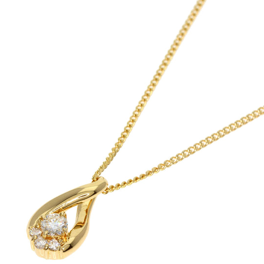 VANDOME Necklace 18K Yellow Gold gold diamond Women Used Authentic