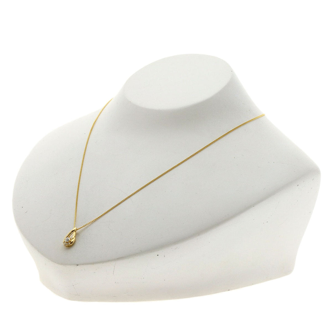 VANDOME Necklace 18K Yellow Gold gold diamond Women Used Authentic
