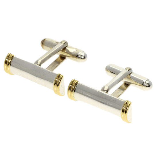 TIFFANY&Co. cuffs SV , K18YG Silver combination mens Used Authentic