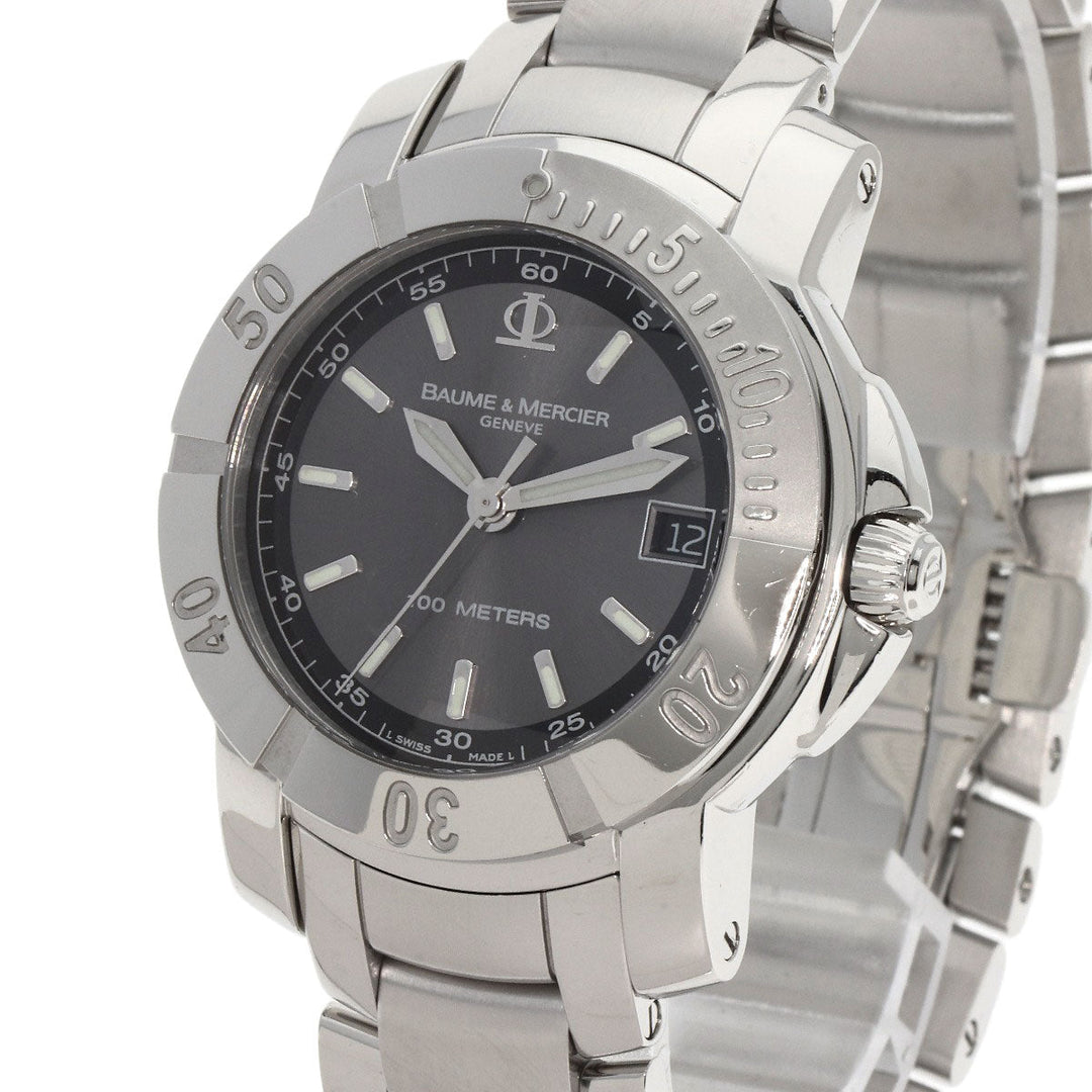 Baume & Mercier Watches Quartz M0A08388 Stainless Steel , Stainless Steel Silver Capeland 1.4" gray dial mens Used Authentic