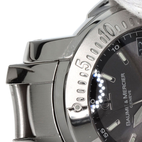 Baume & Mercier Watches Quartz M0A08388 Stainless Steel , Stainless Steel Silver Capeland 1.4" gray dial mens Used Authentic