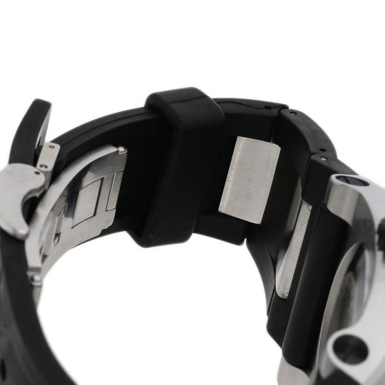 BVLGARI Watches Mechanical Automatic EG40BSVD Stainless Steel, Rubber Silver Ergon carbon Black carbon dial mens Used Authentic