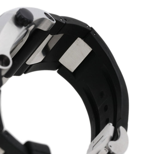 BVLGARI Watches Mechanical Automatic EG40BSVD Stainless Steel, Rubber Silver Ergon carbon Black carbon dial mens Used Authentic