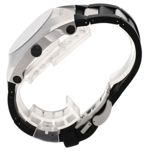 BVLGARI Watches Mechanical Automatic EG40BSVD Stainless Steel, Rubber Silver Ergon carbon Black carbon dial mens Used Authentic