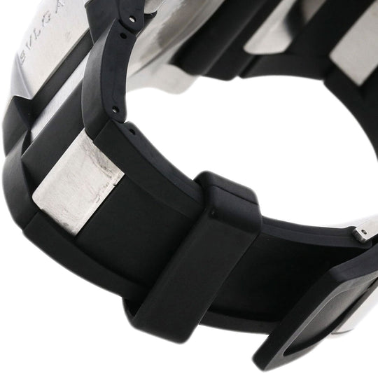 BVLGARI Watches Mechanical Automatic EG40BSVD Stainless Steel, Rubber Silver Ergon carbon Black carbon dial mens Used Authentic