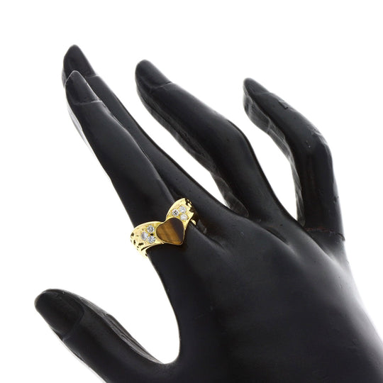 Van Cleef & Arpels Ring 18K Yellow Gold gold Taiga Eye Diamond