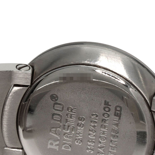 RADO Watches Quartz 318.0549.3 Stainless Steel , Stainless Steel Silver Diastar Silver dial Women Used Authentic