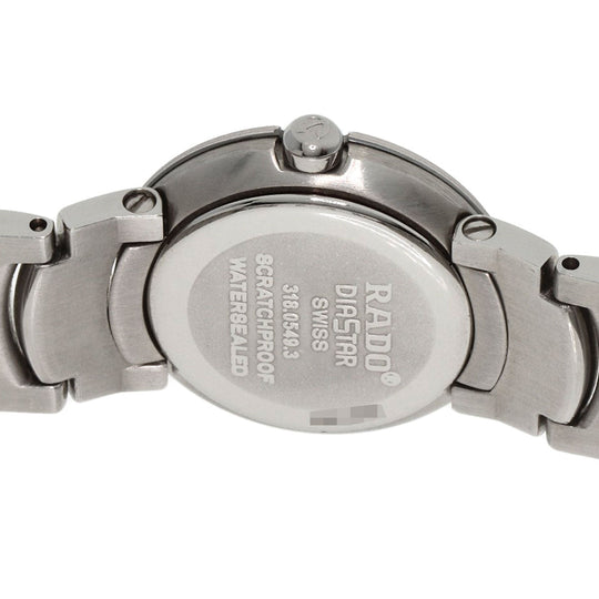 RADO Watches Quartz 318.0549.3 Stainless Steel , Stainless Steel Silver Diastar Silver dial Women Used Authentic