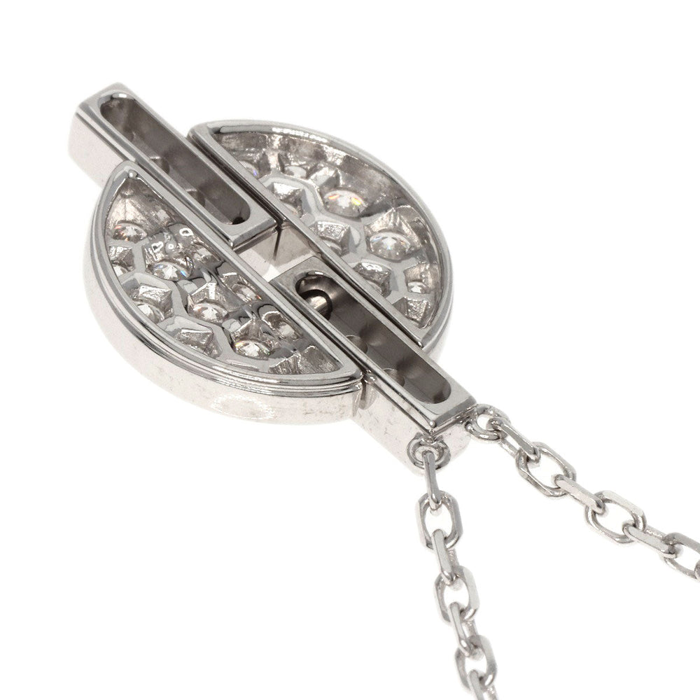 CARTIER Necklace K18WG Silver Imalia Diamond