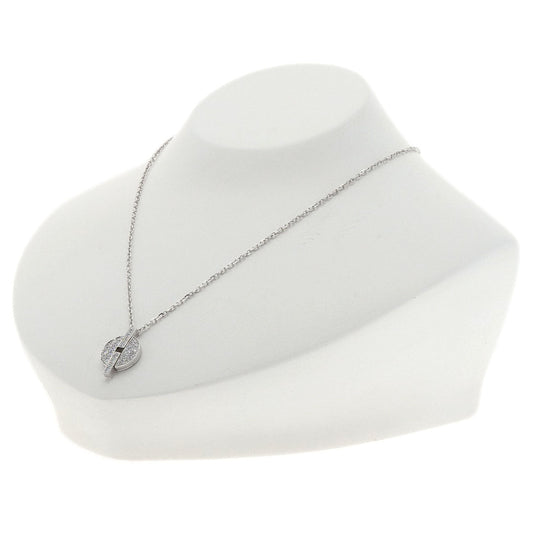 CARTIER Necklace K18WG Silver Imalia Diamond