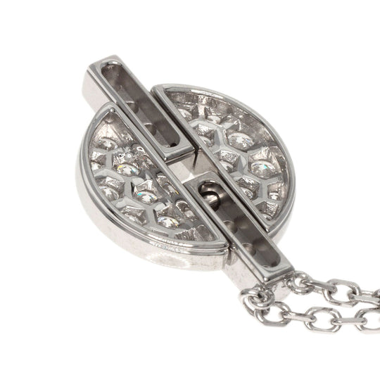 CARTIER Necklace K18WG Silver Imalia Diamond