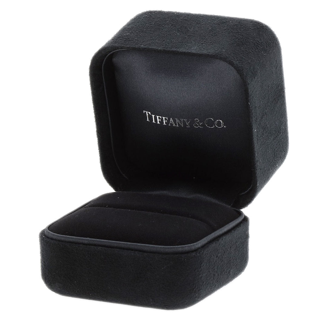 TIFFANY&Co. Ring K18WG Silver T TWO Diamond