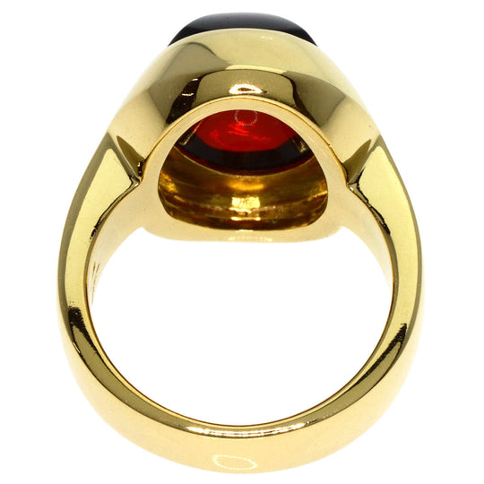 Pomellato Ring 18K Yellow Gold gold garnet Women Used Authentic