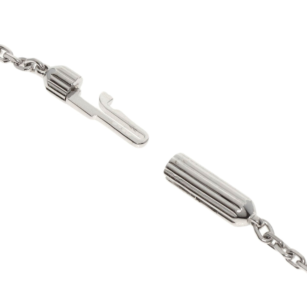 Boucheron Necklace K18WG Silver diamond Women Used Authentic
