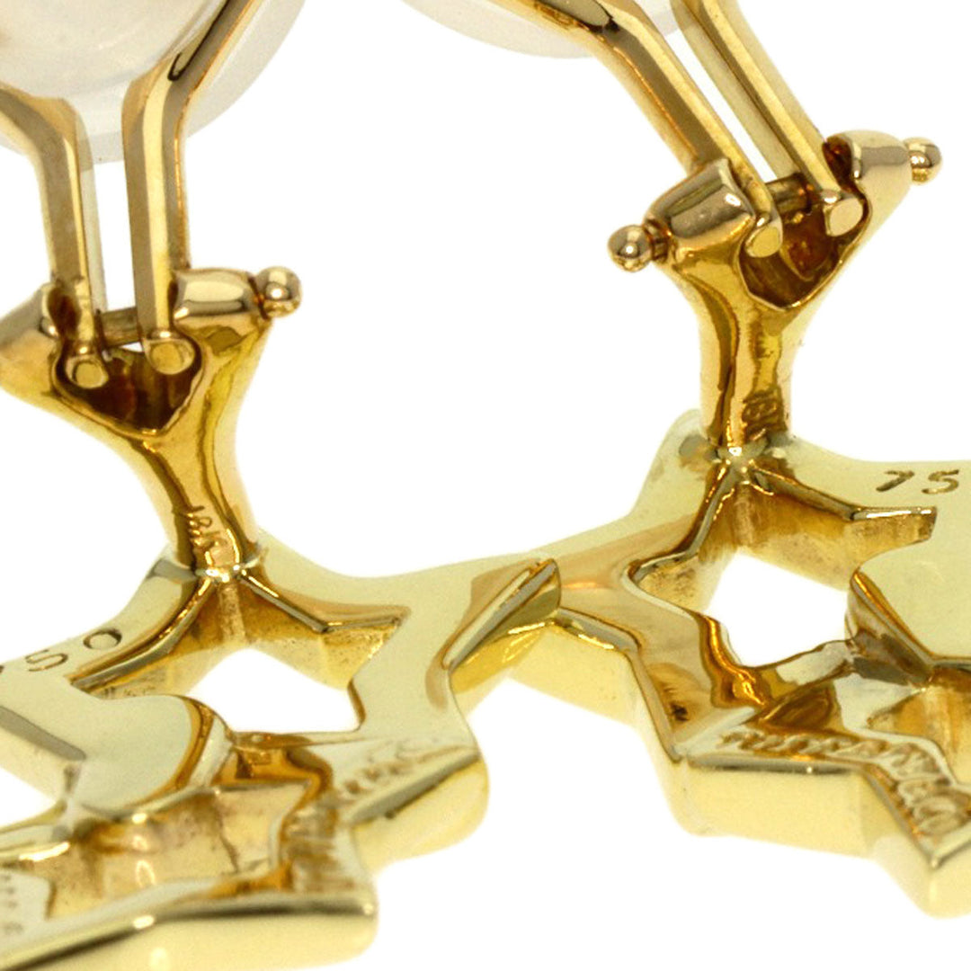 TIFFANY&Co. Earring 18K Yellow Gold gold double star Women Used Authentic