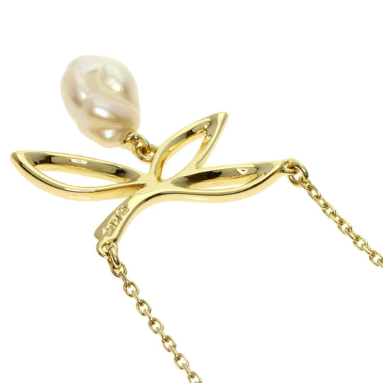 MIKIMOTO Necklace K14YG gold Pearl