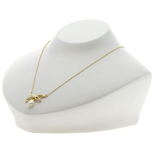 MIKIMOTO Necklace K14YG gold Pearl