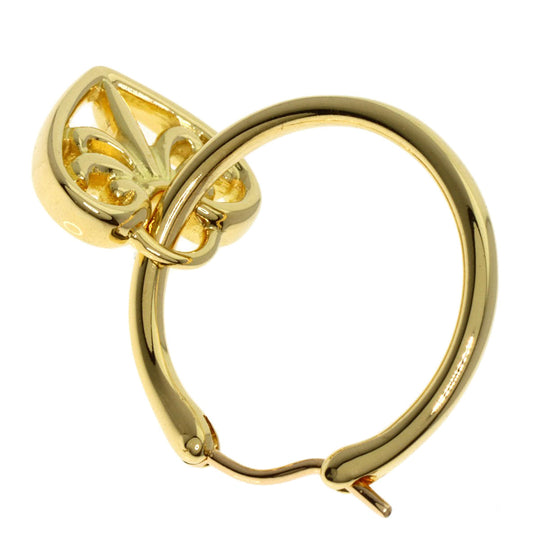 MIKIMOTO Pierce 18K Yellow Gold gold Heart motif hoop one side only