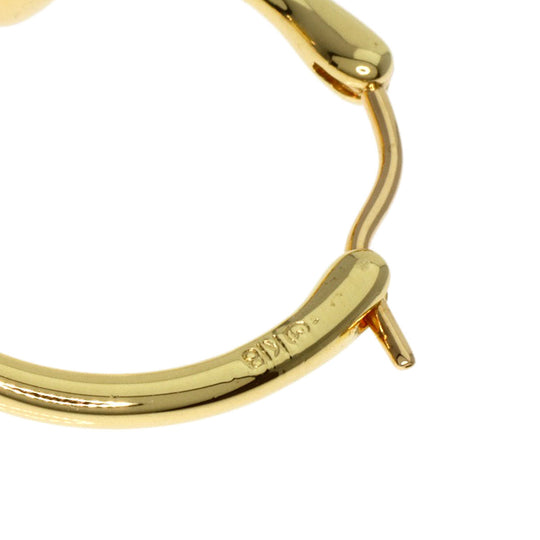 MIKIMOTO Pierce 18K Yellow Gold gold Heart motif hoop one side only