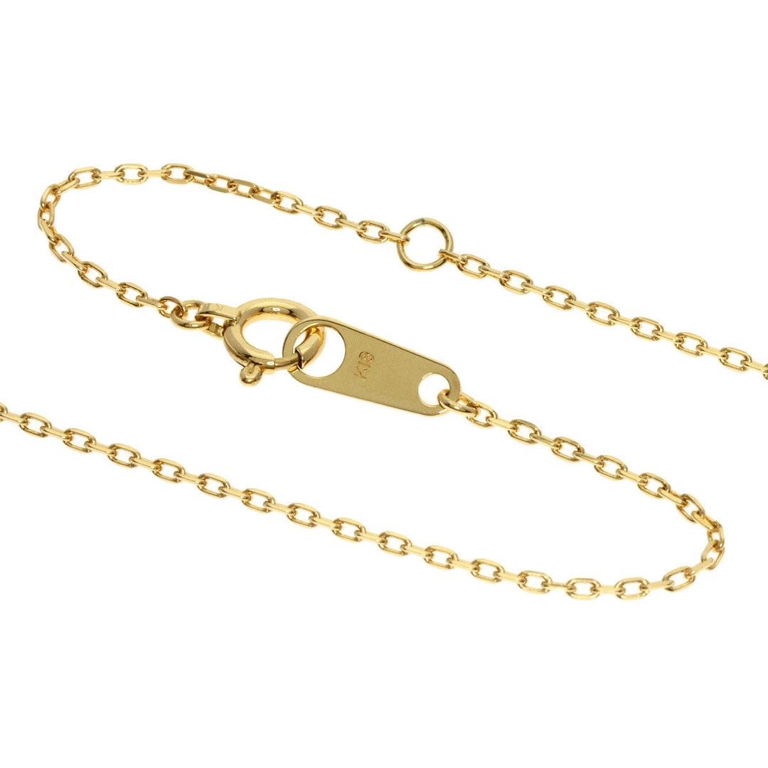 VANDOME Necklace 18K Yellow Gold gold Circle diamond Women Used Authentic